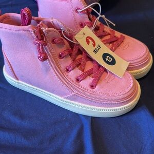 BILLY Kids Pink High-Top Sneakers